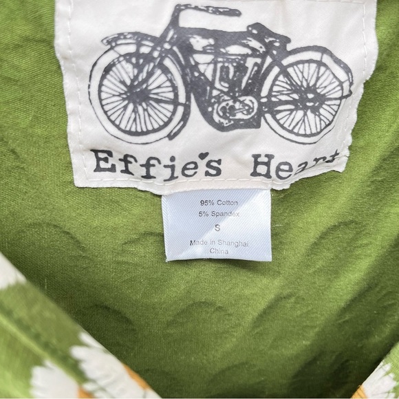 Effie’s Heart Womens The Daydream Dress Size S Chamomile Knee Length Rockabilly - Picture 11 of 13